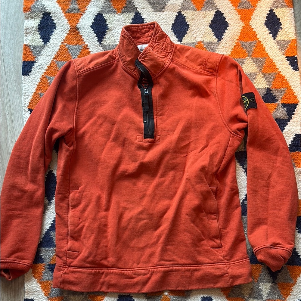 Stone Island Orange Pullover